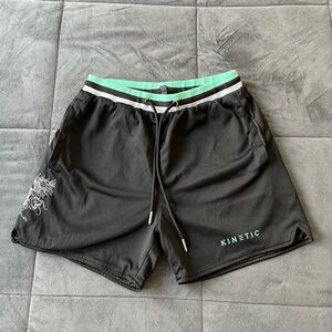 Men’s Kinetic Black Shorts (w/ Dragon Logo on Side)